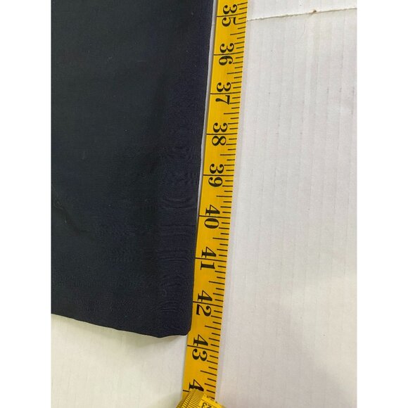 Ellen Figg Vintage Womens Black Wide Leg Pants with Elasticized Back Size M Goth - Picture 9 of 12